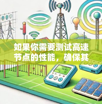 如果你需要测试高速节点的性能，确保其速度和稳定性，以下是一些常用的方法和资源