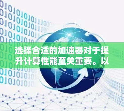 选择合适的加速器对于提升计算性能至关重要。以下是针对全球加速器智能选择的综合分析和建议