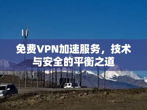 免费VPN加速服务，技术与安全的平衡之道