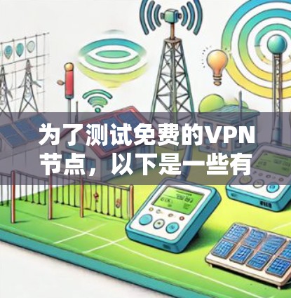 为了测试免费的VPN节点，以下是一些有用的资源和步骤建议