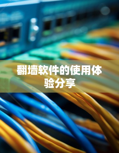翻墙软件的使用体验分享