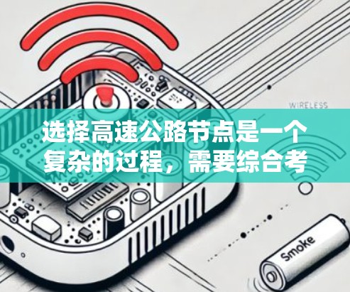 选择高速公路节点是一个复杂的过程，需要综合考虑交通流量、安全性、经济价值、自然地理条件、规划效率、技术条件和环境影响等多方面因素。以下是对这一过程的总结和建议