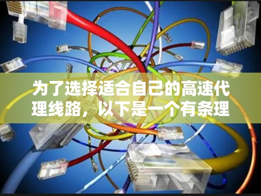 为了选择适合自己的高速代理线路，以下是一个有条理的步骤指南