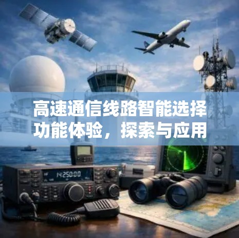 高速通信线路智能选择功能体验，探索与应用