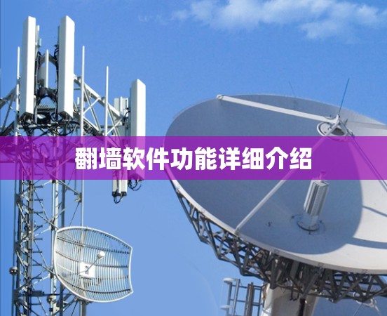 翻墙软件功能详细介绍