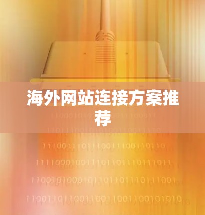 海外网站连接方案推荐