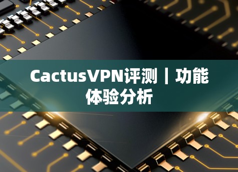 CactusVPN评测｜功能体验分析