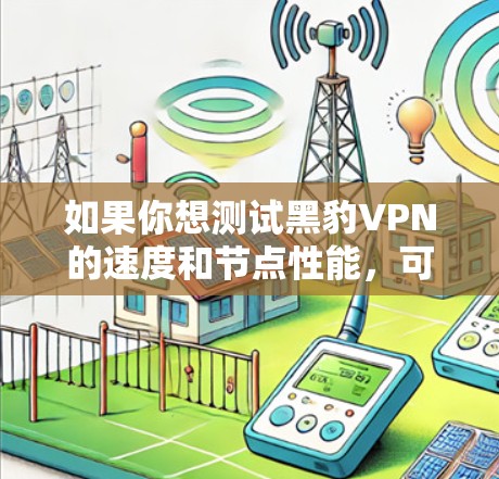 如果你想测试黑豹VPN的速度和节点性能，可以按照以下步骤进行