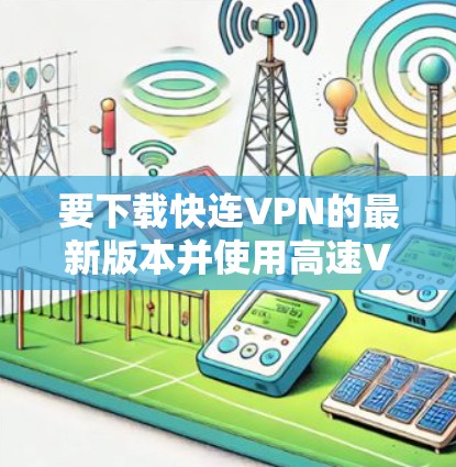 要下载快连VPN的最新版本并使用高速VPN加速器，您可以按照以下步骤操作
