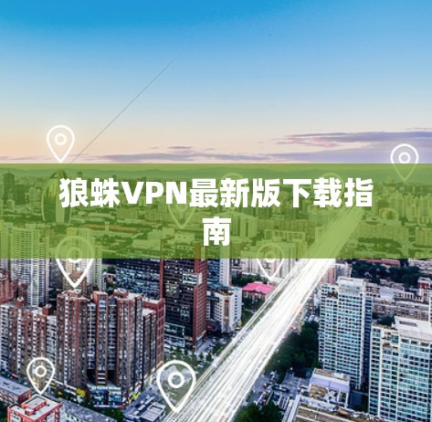 狼蛛VPN最新版下载指南