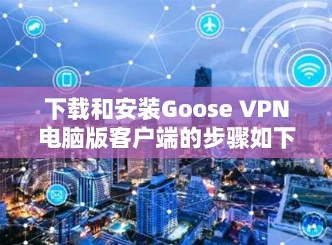 下载和安装Goose VPN电脑版客户端的步骤如下