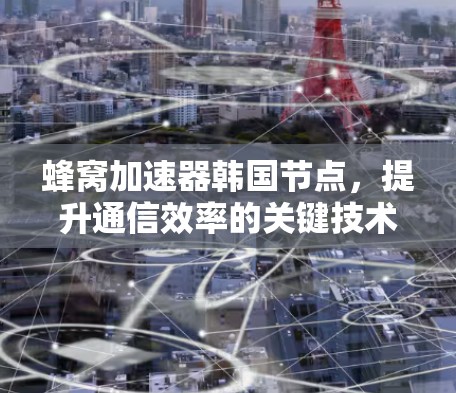 蜂窝加速器韩国节点，提升通信效率的关键技术