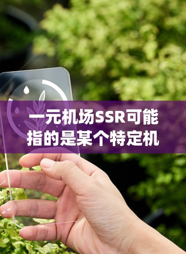 一元机场SSR可能指的是某个特定机场的紧急疏散点（Special Relocation）相关信息。以下是一些可能的解释和信息