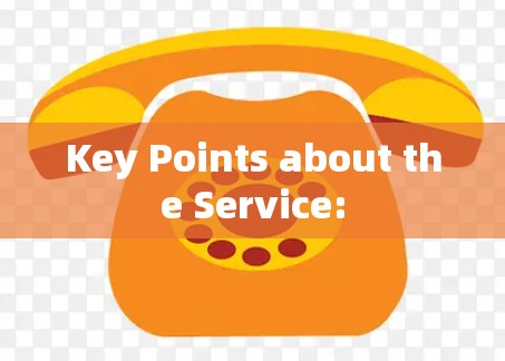 Key Points about the Service: